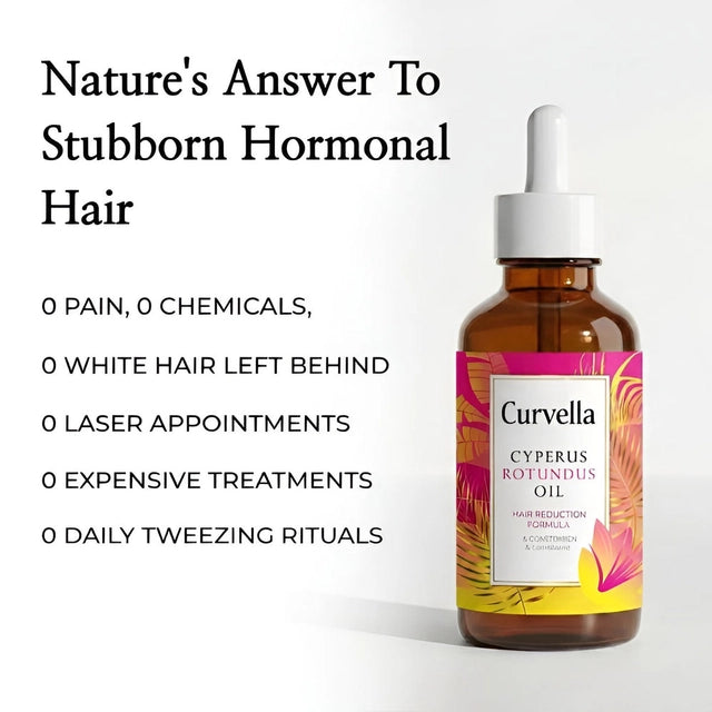 Curvella Cyperus Rotundus Oil – Hair Reduction Formula
