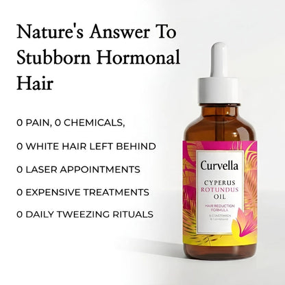 Curvella Cyperus Rotundus Oil – Hair Reduction Formula